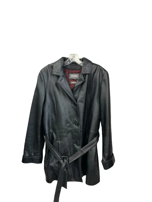 Coat Leather By Wilsons Leather In Black, Size: Xl