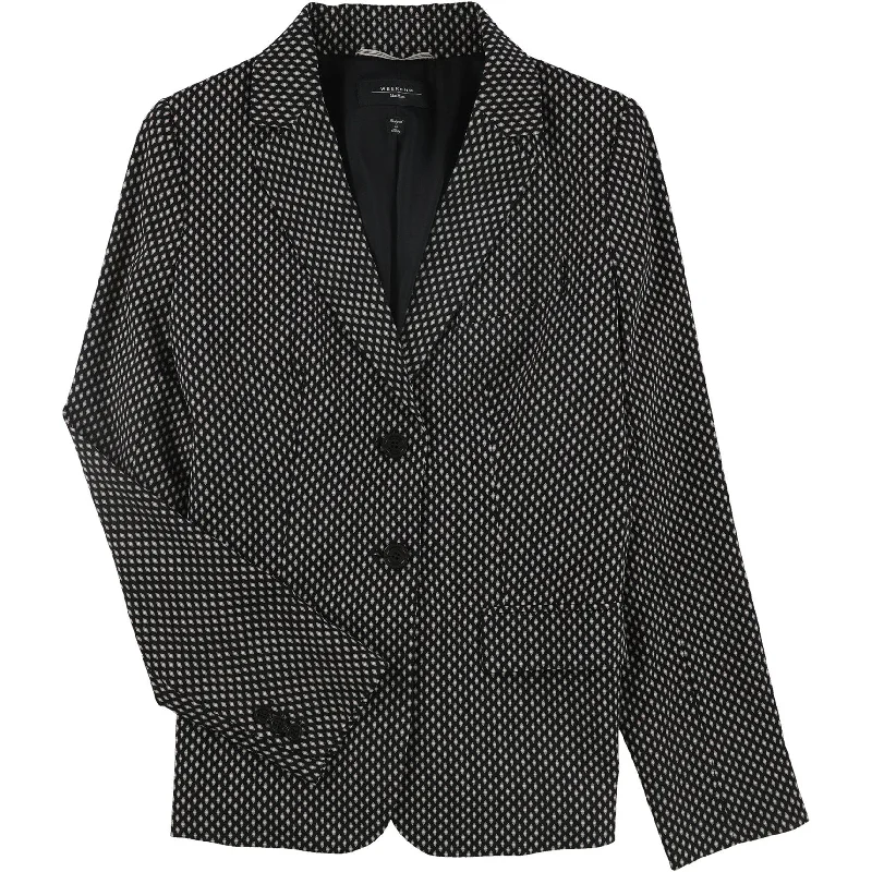 MaxMara Womens Bebbio Two Button Blazer Jacket, Black, 12