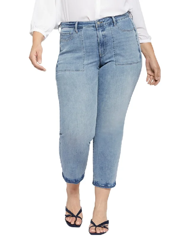 NYDJ Plus Piper Relaxed Straight Jean