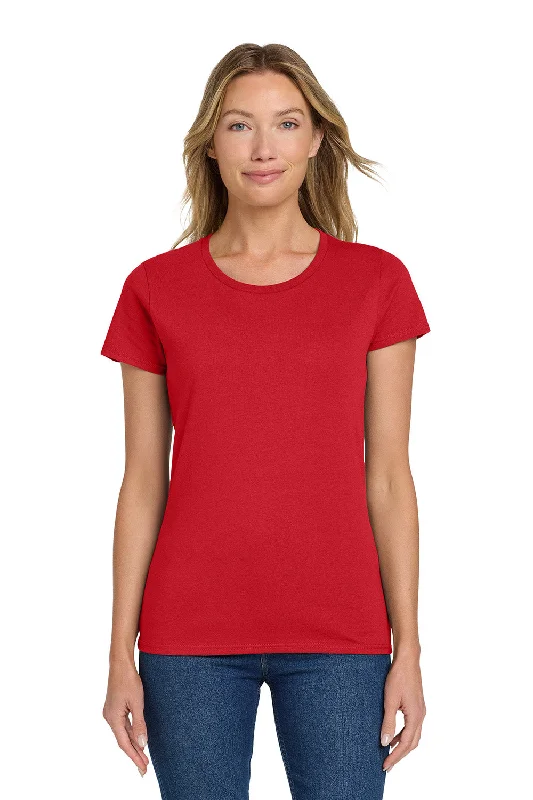 Gildan Womens Short Sleeve Crewneck T-Shirt - Red