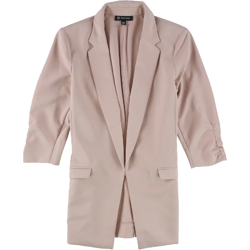 I-N-C Womens Solid One Button Blazer Jacket