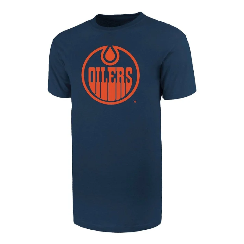 Edmonton Oilers 47 Brand Fan Tee Shirt Third Navy