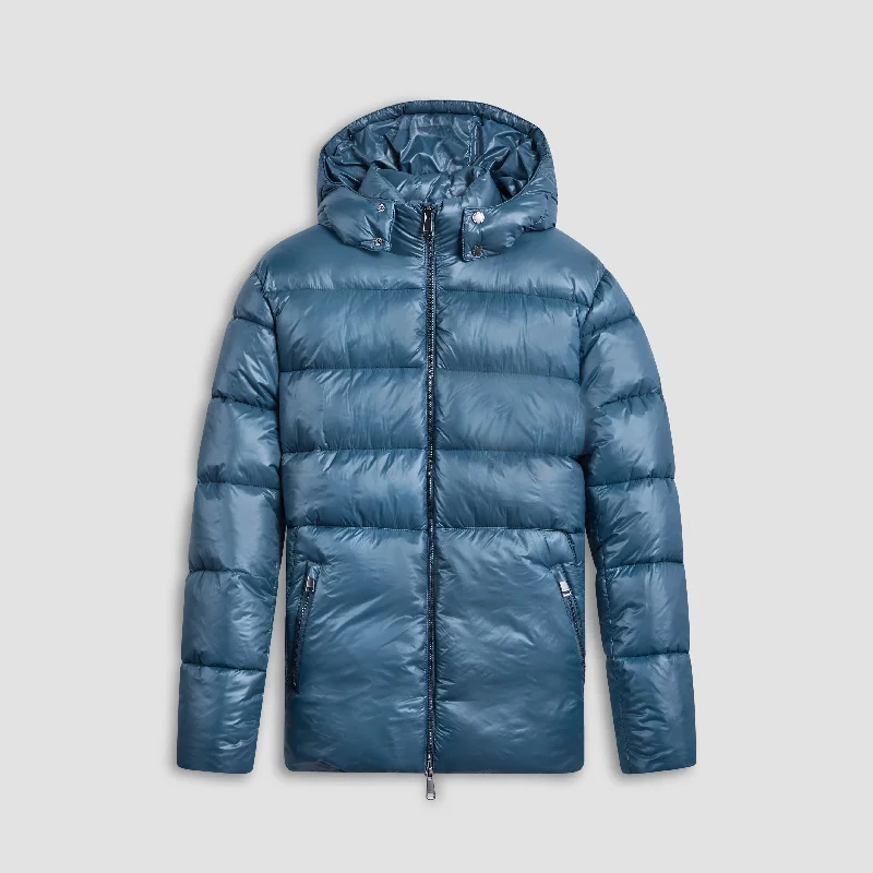 Puffer Anorak Jacket with Detachable Hood