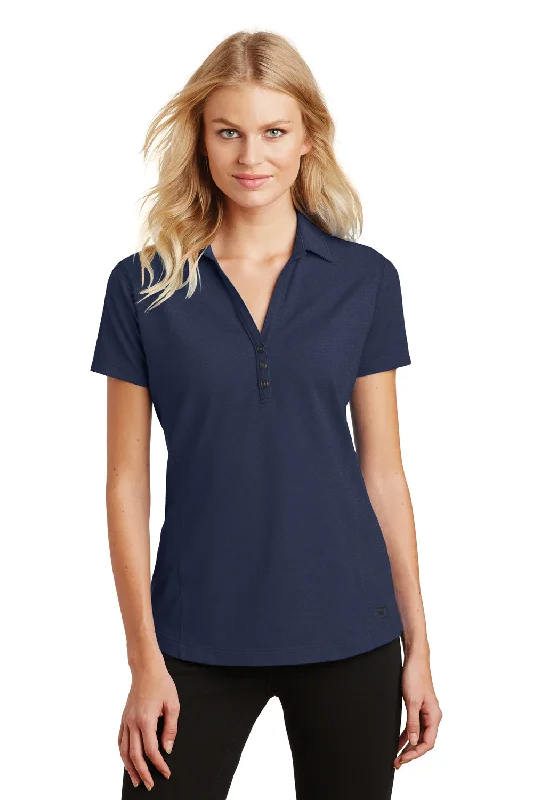 Ogio Womens Onyx Moisture Wicking Short Sleeve Polo Shirt - Navy Blue