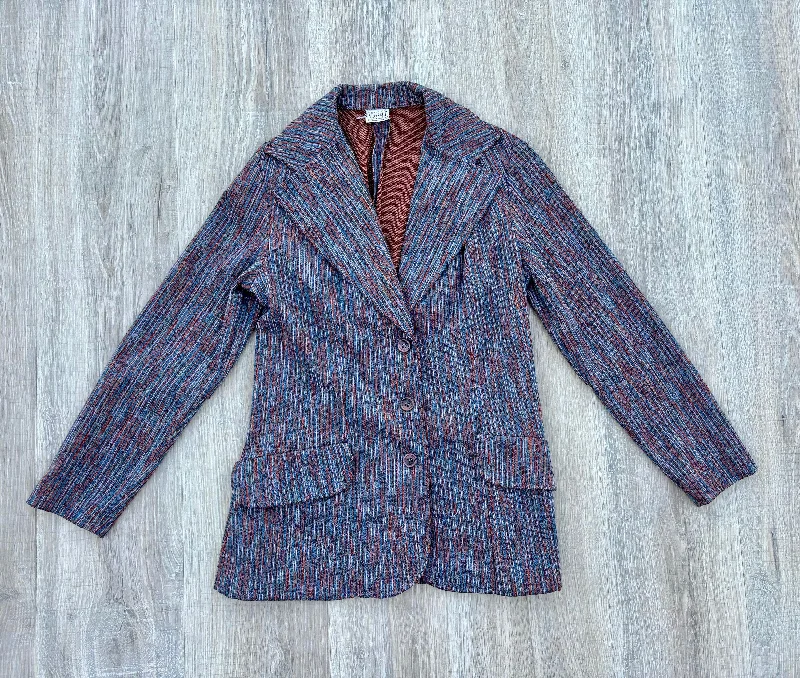 Vintage 70s Gaff Californiawear Polyester Blazer / Sport Coat (Womens Small)