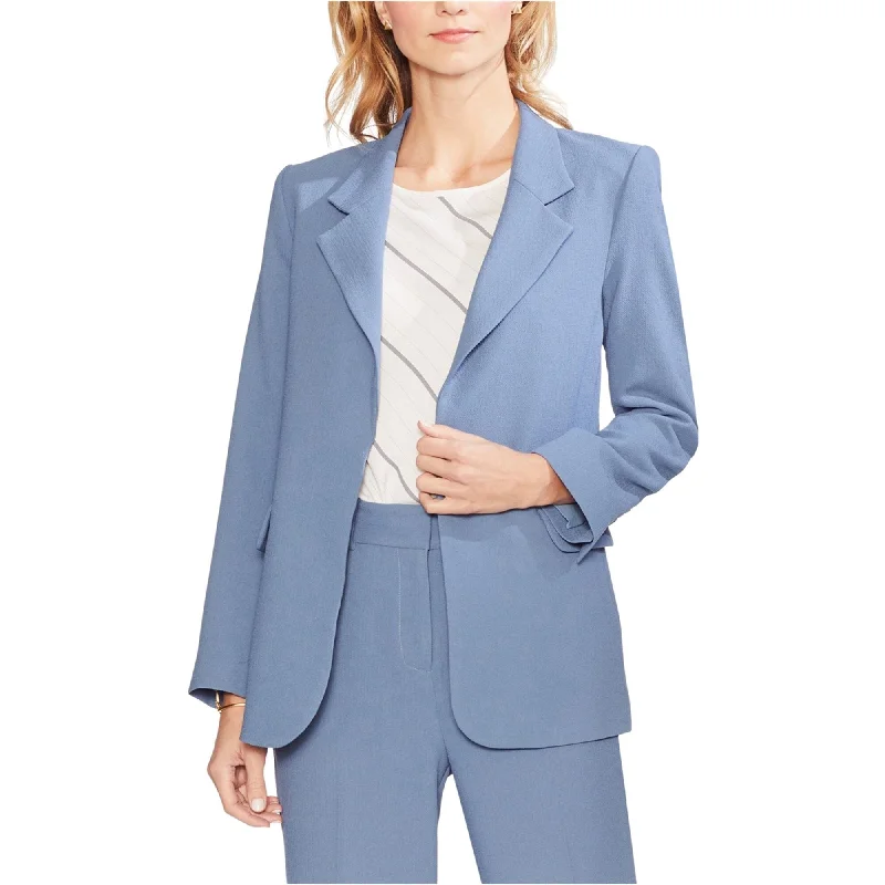 Vince Camuto Womens Parisian Crepe Blazer Jacket