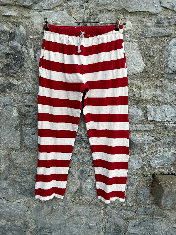 Maroon stripy lounge pants uk 12