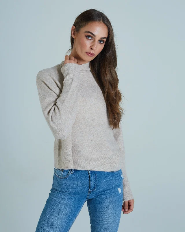 Amelie Knit Oatmeal Melange