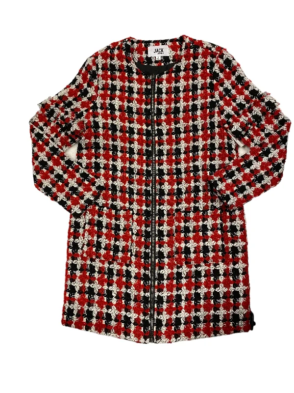 COAT OTHER JACK BY BB DAKOTA in RED BLACK, Size: S