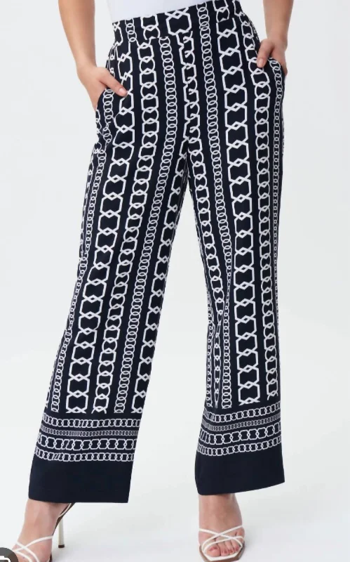 Chain Pants In Black Multi