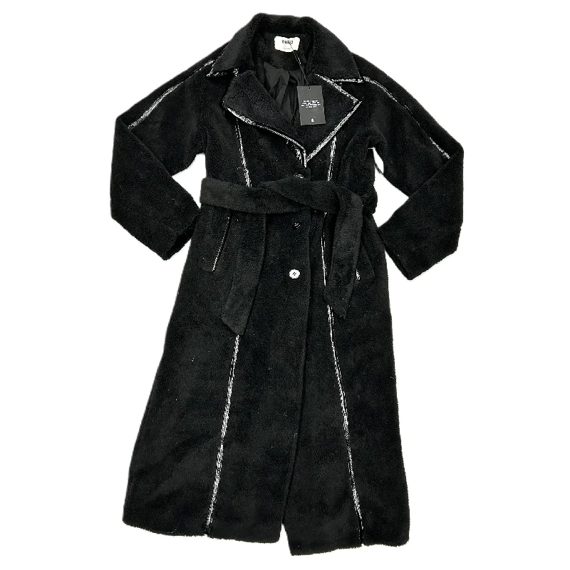 Coat Faux Fur & Sherpa By 4th & Reckless In Black, Size: Xs