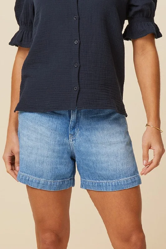 Denim Shorts | Blue