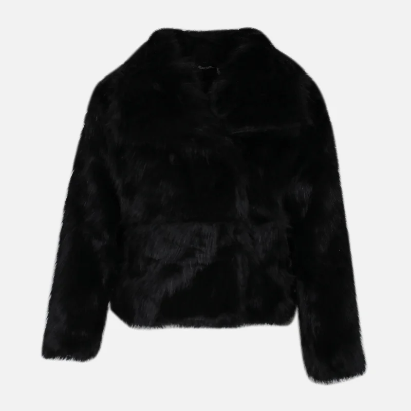 LADIES FAUX FUR COAT