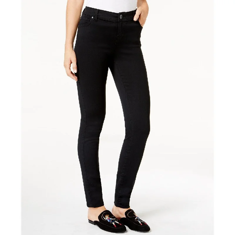 INC International Concepts Women's Incfinity Skinny Jeans Black Size 2Petite - 2P