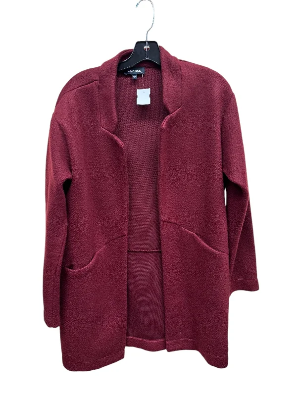 Coat Other By Express In Red, Size: M