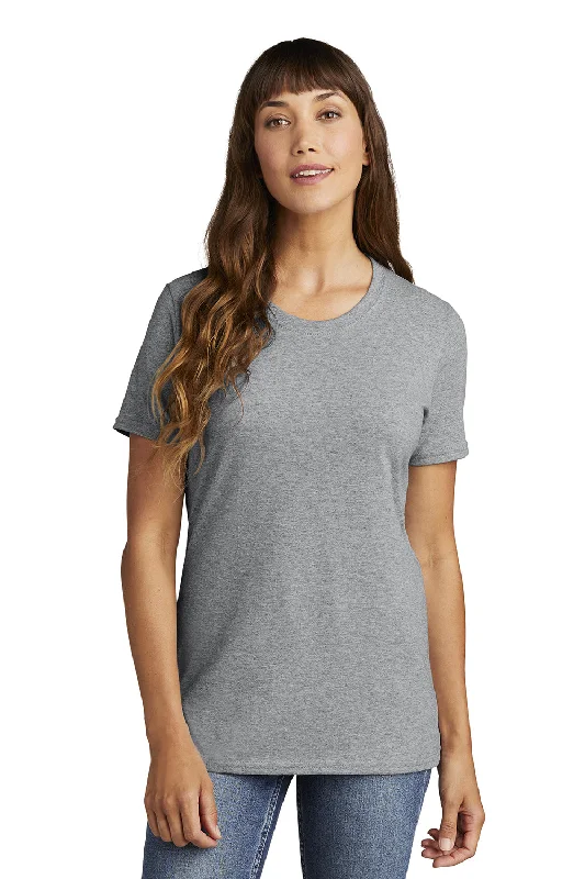 Port & Company Womens Core Short Sleeve Crewneck T-Shirt - Heather Grey