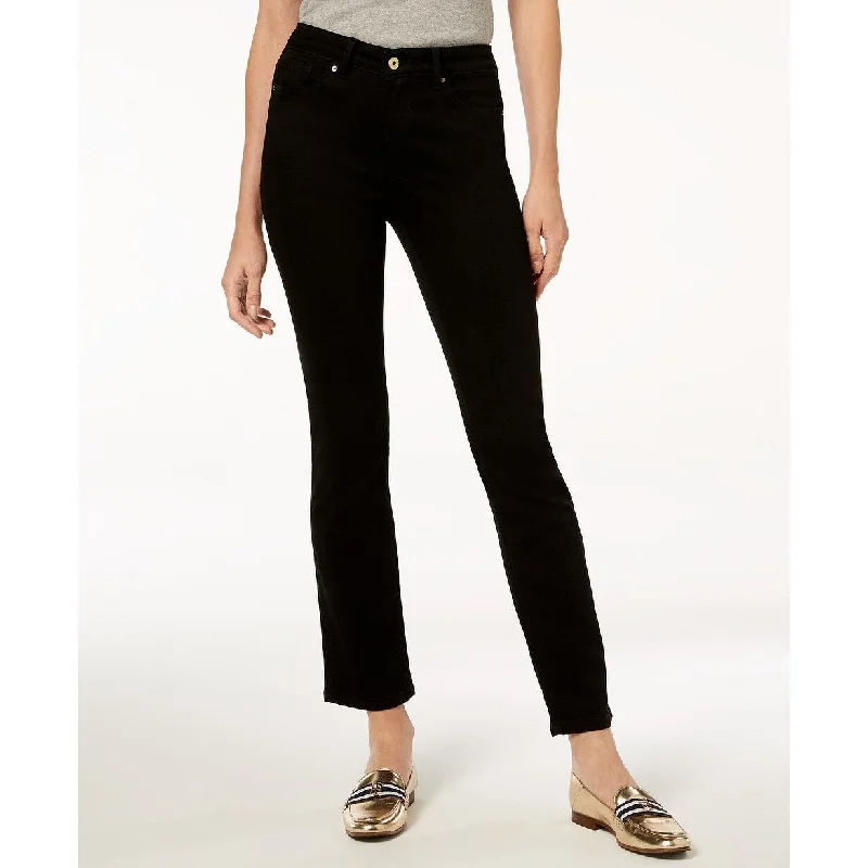 Tommy Hilfiger Women's Straight Leg Jeans Black Size 16