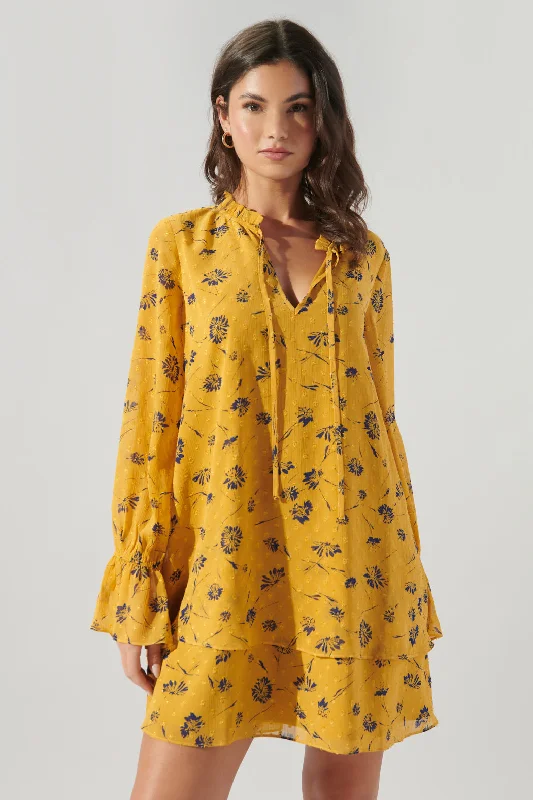 Dandelion Double Layer Trapeze Dress