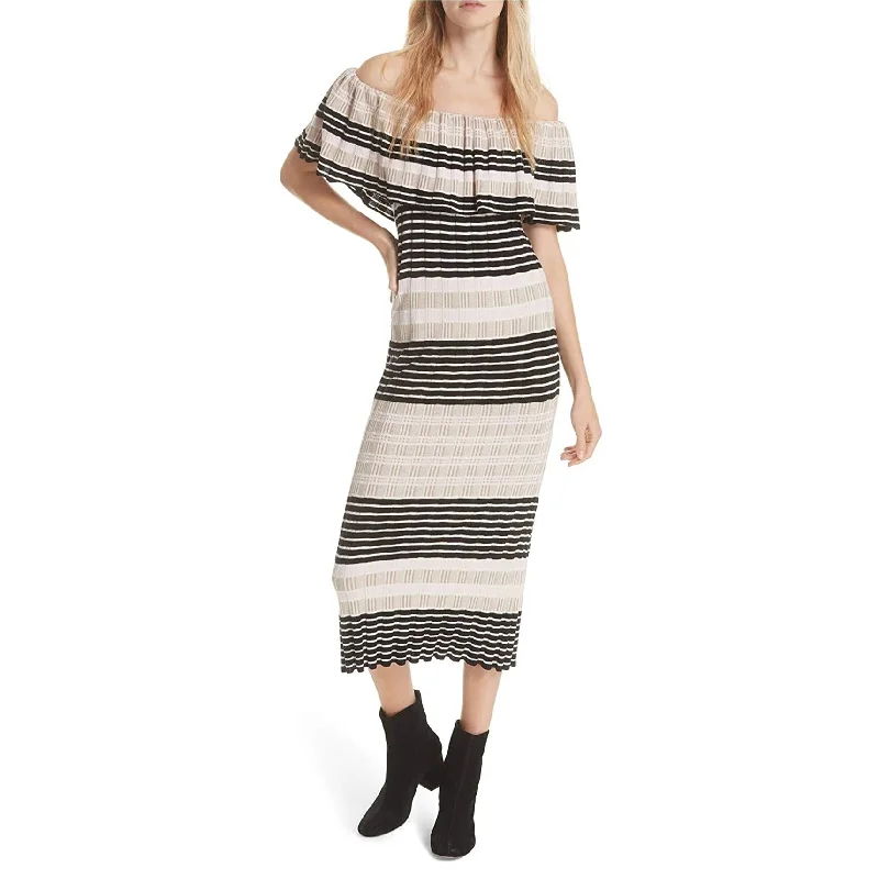 Free People Womens Off Duty Off-Shoulder Dress