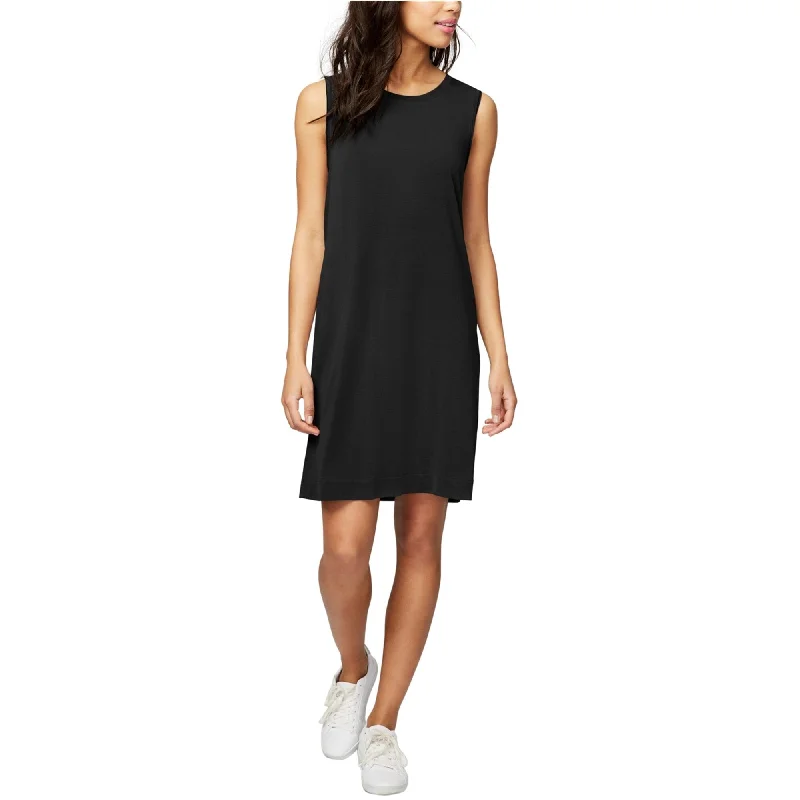 Rachel Roy Womens Tencel Draped Back Fit & Flare Dress