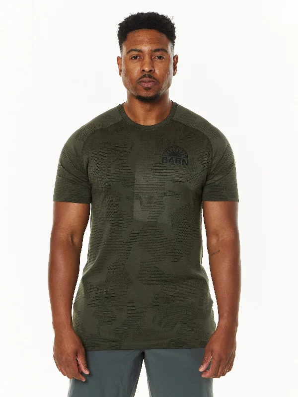 Lululemon | Metal Vent Tech Short Sleeve 'BARN' | Dark Olive/Armory